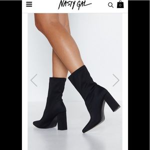 Nasty Gal Sock Boot